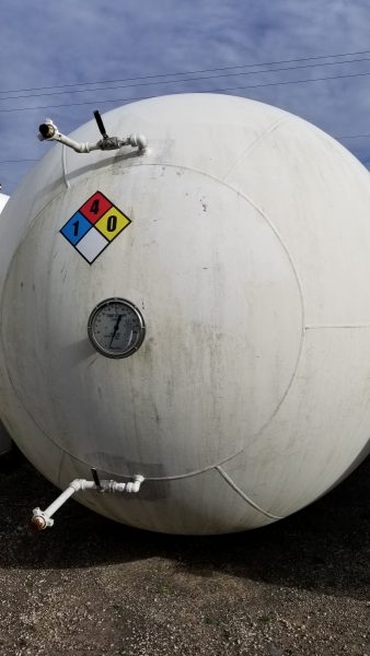 Bullet Tank, 18,000 Gallon, 250 PSI