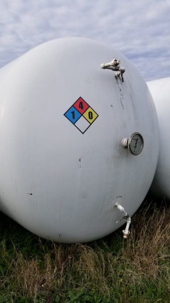 Bullet Tank, 18,000 Gallon, 250 PSI