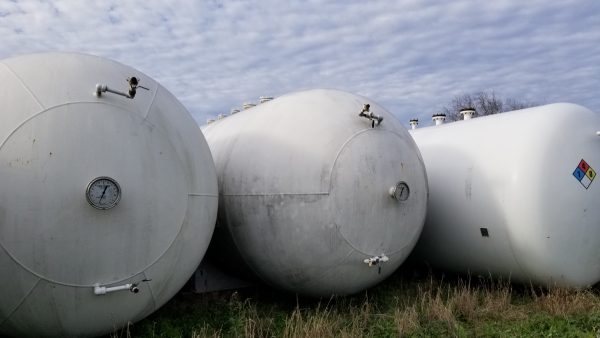 Bullet Tank, 18,000 Gallon, 250 PSI