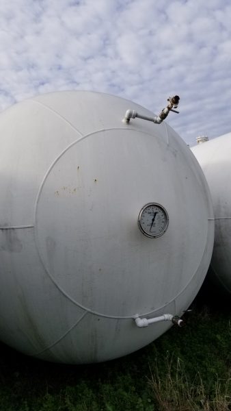 Bullet Tank, 18,000 Gallon, 250 PSI