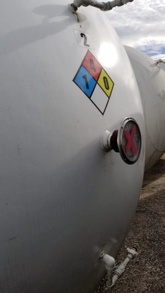 Bullet Tank, 18,000 Gallon, 250 PSI