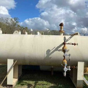 Horizontal Vessel, 48" x 12' S/S, 2PH, 14.9 psi 