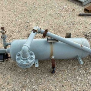 Horizontal Vessel, 12" x 3' S/S, 2PH, 1440 psi 